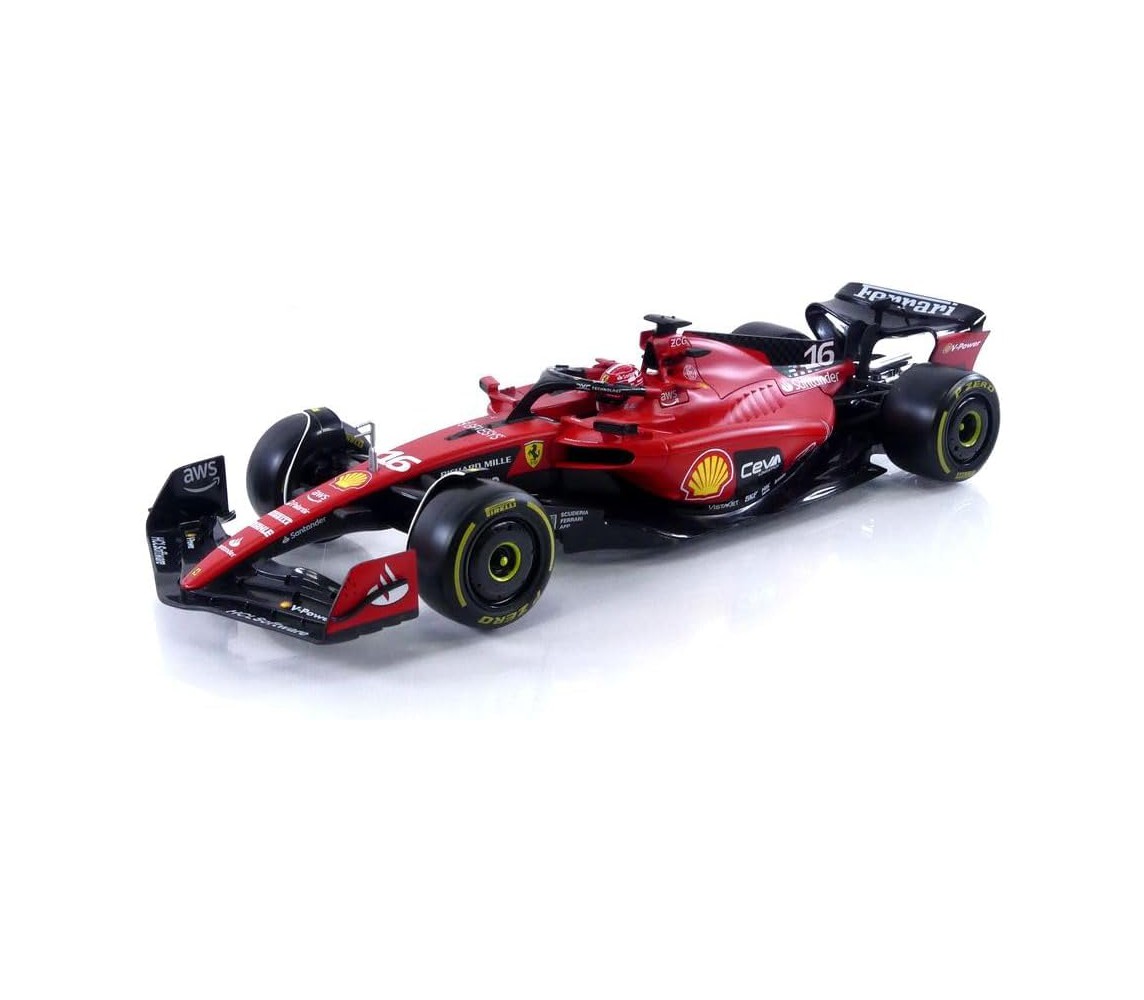 Model FERRARI SF-23 1/18 30cm of LECLERC 16 Original Die Cast Bburago Race  BU 18-16812