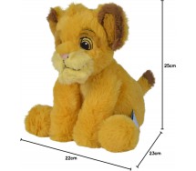 PLUSH SUPER SOFT Toy SIMBA THE LION KING 25cm TOP QUALITY Original Official DISNEY Simba