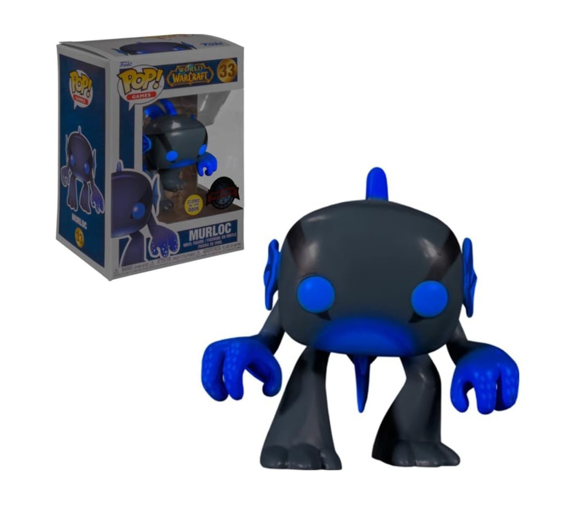 BROKEN PACKAGE Figure MURLOC Special GLOW IN THE DARK Version WORLD OF WARCRAFT Funko POP 33