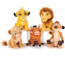 RE LEONE Lion King SET 5 Peluche SIMBA NALA PUMBAA TIMON 30cm ORIGINALE DISNEY