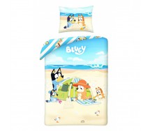 Bed Set BLUEY FAMILY BEACH DUVET COVER 140x200 Cotton Original Halantex BY-8598BL