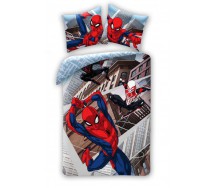 SPIDERMAN Alternative Miles Morale and White Mask Single Bed Set DUVET COVER 140x200cm Cotton OFFICIAL
