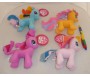SET 4 Peluche MY LITTLE PONY 15cm ORIGINALI Rainbow Pinkie Twilight Fluttershy