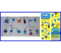 THE SMURFS Complete SET 12 FIGURES with DANGLERS Official Original
