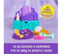 KINETIC SAND Sabbia Magica Playset CRISTALLI della SIRENETTA 480gr SPIN MASTER