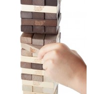 GIOCO JENGA RUSTICO Impila e Scala la Torre per 2-4 Giocatori HASBRO C2314