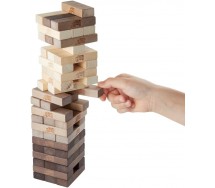 Gaming Jenga Game Rustic Series Edition for 2-4 Players Original HASBRO C2314