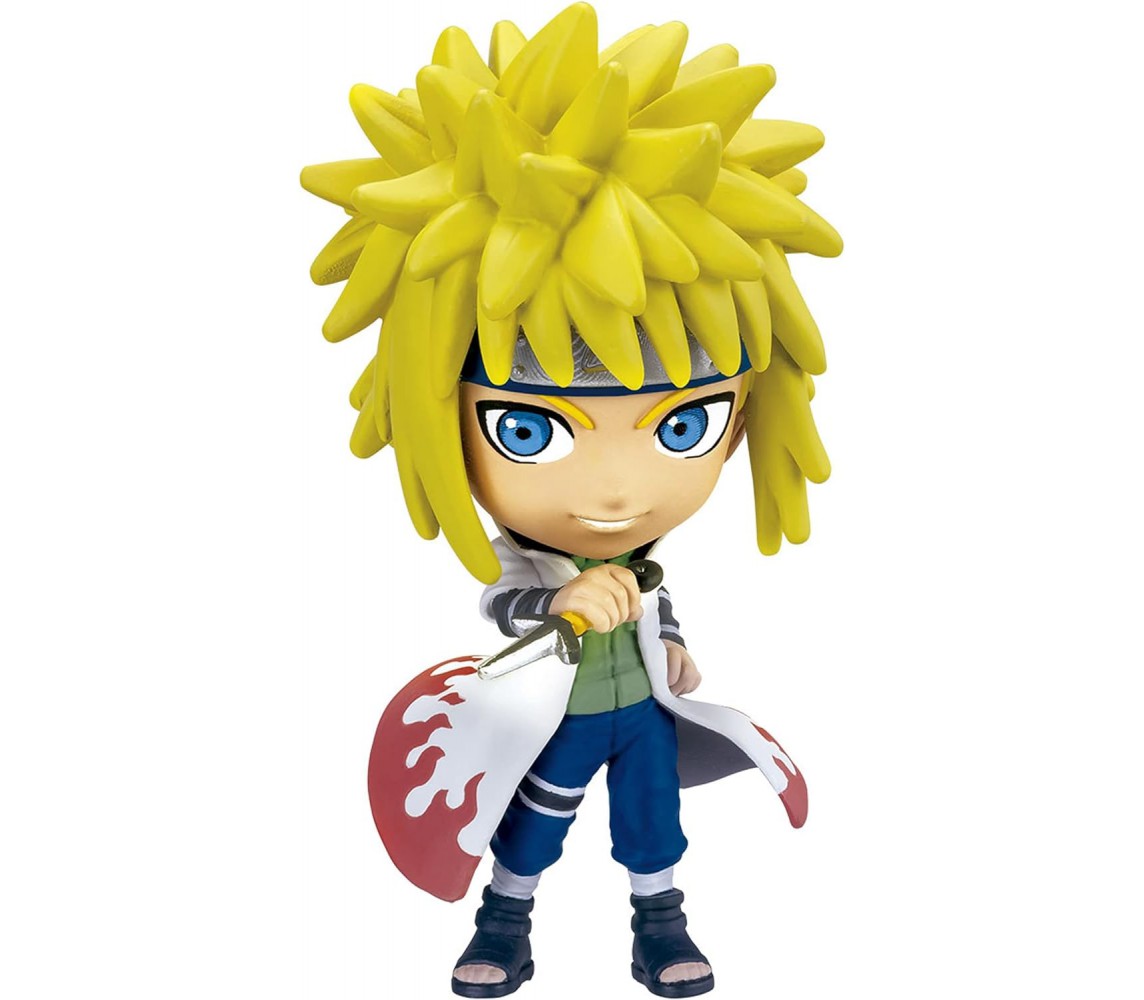 NARUTO Figura CHIBIMASTER Bandai MINATO NAMIKAZE 8cm ORIGINALE Con Confezione