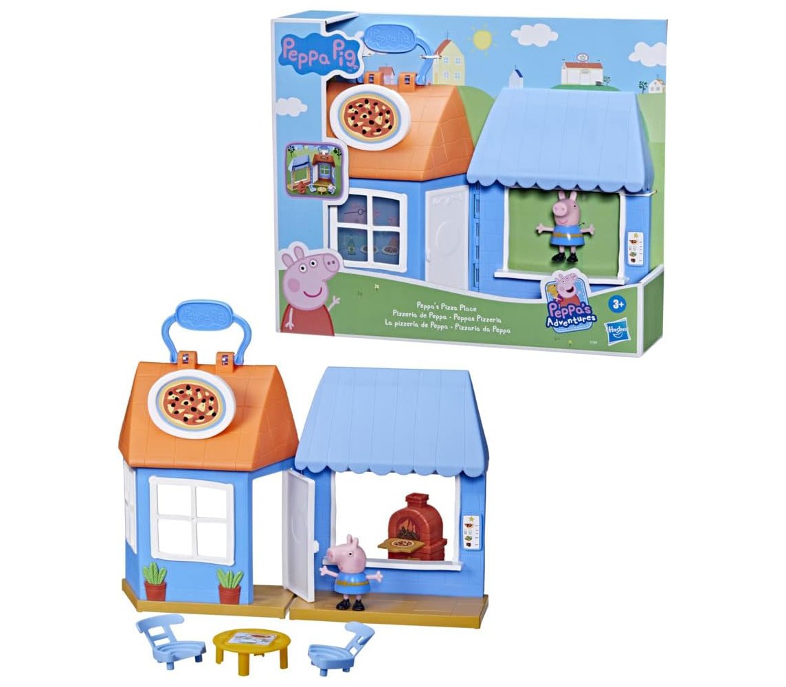 PEPPA PIG Playset PEPPA'S PIZZA PLECE Peppa's Club Original HASBRO F2169