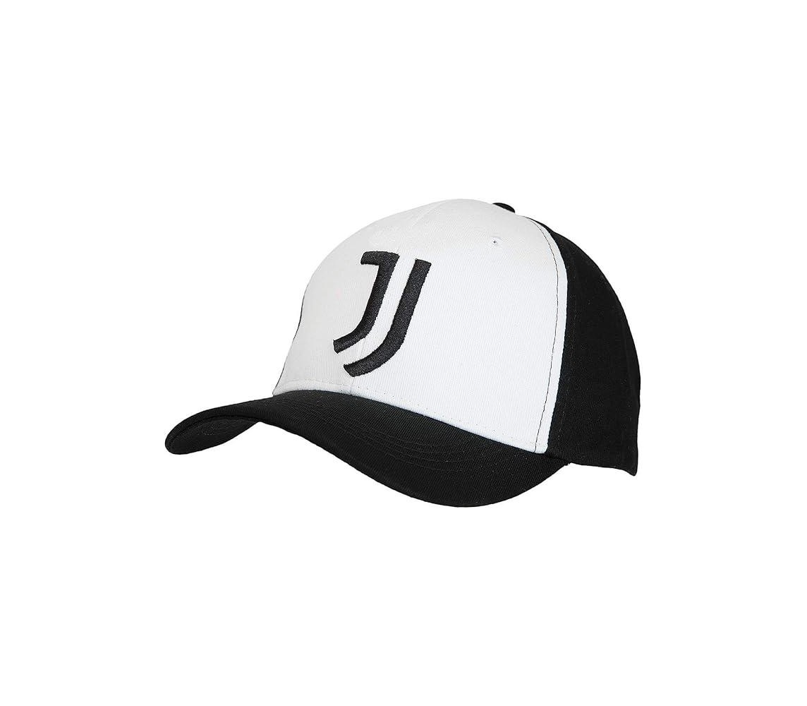 copy of JUVENTUS JJ Cappello Berretto Nero LOGO CUCITO Bianco UFFICIALE Nuovo MISURA ADULTO