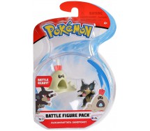 POKEMON Box 2 Mini Figures 5cm ALOLAN RATTATA e SANDYGAST Original BATTLE FIGURE PACK