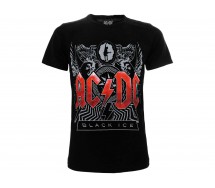 AC/DC T-Shirt Maglietta BLACK ICE Hard Rock AC DC ORIGINALE Ufficiale