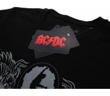 AC/DC Black T-shirt Original BLACK ICE HARD ROCK MUSIC ACDC AC DC OFFICIAL Licensed