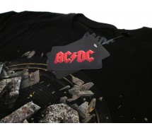AC/DC Black T-shirt Original ROCK OR BUST HARD ROCK MUSIC ACDC AC DC OFFICIAL Licensed