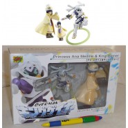 BOXED SET Figure Robot KING GAINER e PRINCESS ANA CM'S CORPORATION