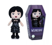 BROKEN PACKAGE WEDNESDAY Addams With DANCE DRESS with Coffin Plush 32cm Soft Toy ORIGINAL Official