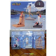 EVANGELION Set 3 Figure REI ASUKA HIKARI Beach SEA FIREFLY Sega JAPAN