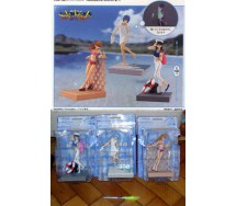 EVANGELION Set 3 Figures REI ASUKA HIKARI Beach SEA FIREFLY Sega JAPAN