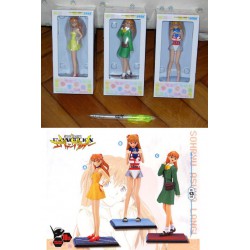 EVANGELION Set 3 Figures ASUKA LANGLEY Collection VOL. 1 Original SEGA Japan