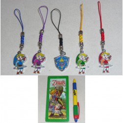 LEGEND OF ZELDA Stupendo SET 5 Diversi LACCETTI Danglers Minish Cap