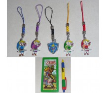 LEGEND OF ZELDA Stupendo SET 5 Diversi LACCETTI Danglers Minish Cap