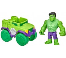 HULK CAMION DEMOLITORE Con figura Serie SPIDEY AMAZING FRIENDS Hasbro F3989