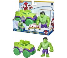 HULK CAMION DEMOLITORE Con figura Serie SPIDEY AMAZING FRIENDS Hasbro F3989