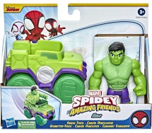 HULK CAMION DEMOLITORE Con figura Serie SPIDEY AMAZING FRIENDS Hasbro F3989