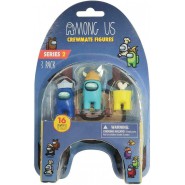 AMONG US Set 3 Figure 6cm CREWMATES FIGURES BLISTER  SERIE 2 Originali TOIKIDO