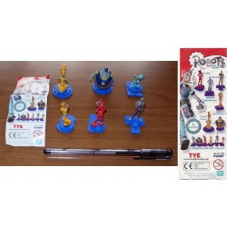 RARO SET 6 Figure Collezione ROBOTS Film Animazione 2005 ORIGINALI Gashapon TOMY