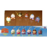 SET 6 Figure CHICKEN LITTLE EGG-STRA FUN Laccetto Dangler ORIGINALI TOMY Disney