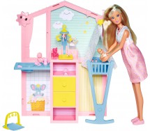 STEFFI LOVE in dolce attesa Playset NEONATO BABY ROOM 1 BAMBOLA 30cm SIMBA TOYS