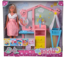 STEFFI LOVE in dolce attesa Playset NEONATO BABY ROOM 1 BAMBOLA 30cm SIMBA TOYS