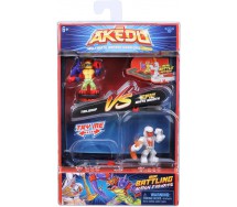 copy of AKEDO STARTER PACK 4 Figure Ultimate Arcade Warriors Legendary SPLIT STRIKE 14243 Originale GIOCHI PREZIOSI