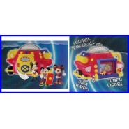 Gadget Topolino TIME MACHINE Macchina Tempo MICKEY Mouse DISNEY PLAYSET ITALY