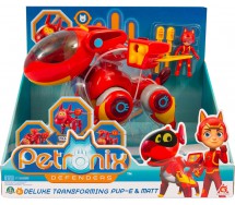 PETRONIX DEFENDERS Deluxe Transforming PUP-E e MATT with Light Original GIOCHI PREZIOSI