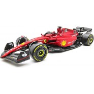 Model FERRARI F1-75 Formula 1 Car Scale 1/43 12cm 2022 Driver LECLERC Number 16 Original Die Cast Bburago 36832 18-36832