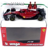 Model FERRARI F1-75 Formula 1 Car Scale 1/43 12cm 2022 Driver LECLERC Number 16 Original Die Cast Bburago 36832 18-36832