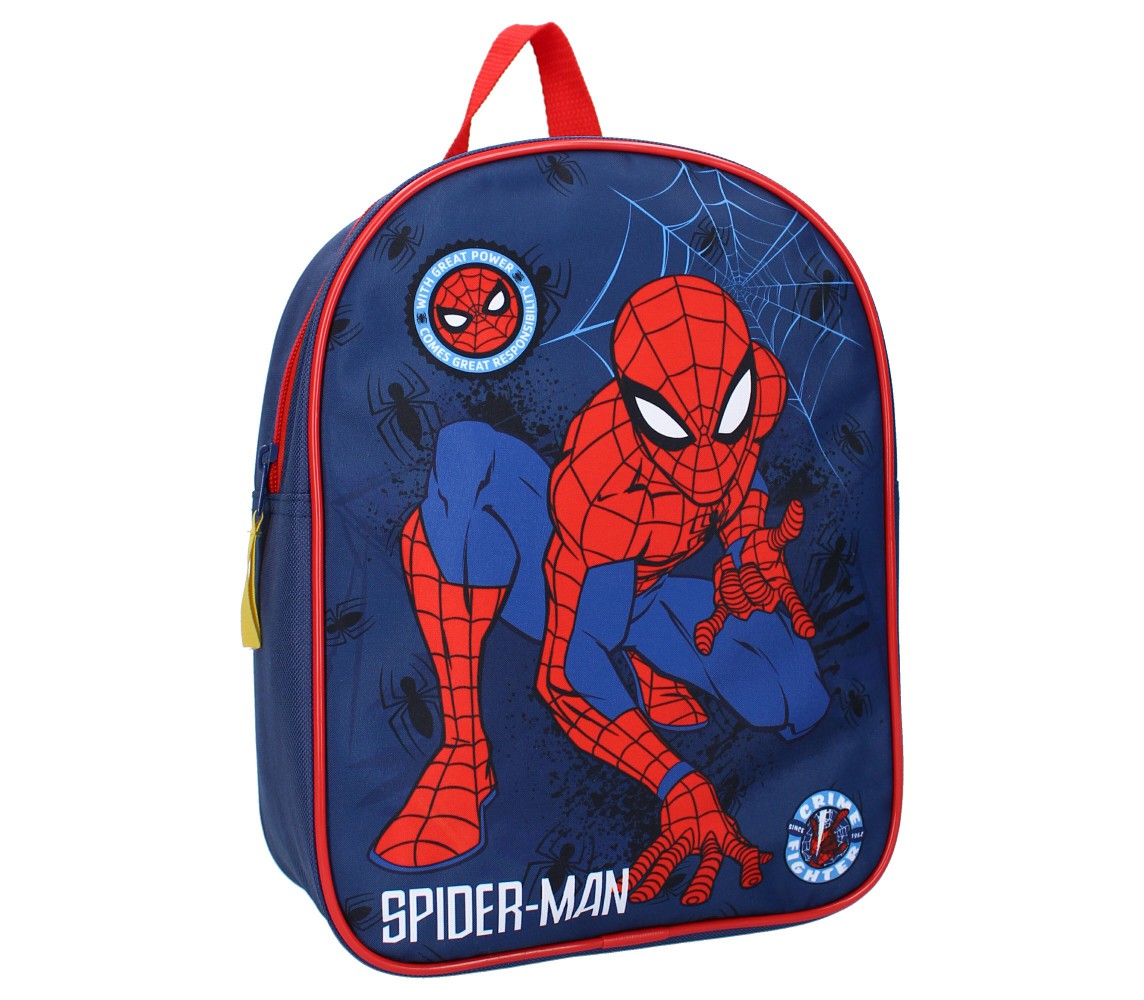 copy of Zaino Scuola UOMO RAGNO Spiderman BLU Zainetto Bambino 31x22cm ORIGINALE Vadobag  Marvel