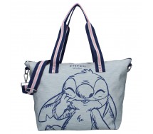 LILO and STITCH Aloha Fashion Mission SHOPPING BAG 48x32x14cm ORIGINAL Vadobag Grey