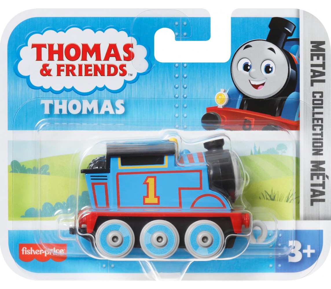 LOCOMOTIVA THOMAS 8cm da TRENINO THOMAS E AMICI Metal Engine Originale HBX91