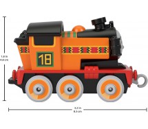 copy of Modello Motorizzato Locomotiva KANA con rimorchio 20cm da TRENINO THOMAS Originale FISHER PRICE HDY66