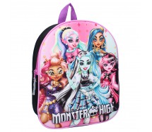 MONSTER HIGH Zaino 3D Zainetto The Boo Crew Misura 32x26x11cm Ufficiale MATTEL