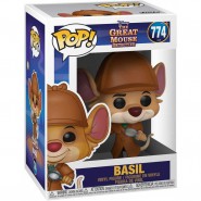 BASIL INVESTIGATOPO Topo Investigatore Figura Collezione 10cm Originale POP 774