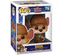 BASIL INVESTIGATOPO Topo Investigatore Figura Collezione 10cm Originale POP 774