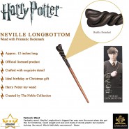 BACCHETTA MAGICA di NEVILLE LONGBOTTOM con SEGNALIBRO Originale NOBLE COLLECTION NN6316 HARRY Potter