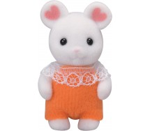 SYLVANIAN Figura BEBE Baby MARSHMALLOW Topino Mouse Topos FAMILIES Epoch 5336