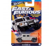 FAST FURIOUS Modello Auto HUMMER H1 Scala 1:64 7cm Hot Wheels HRW45 Diecast