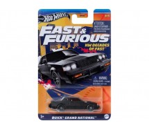 FAST FURIOUS Car Model BUICK GRAND NATIONAL Scale 1:64 8cm Hot Wheels HRW45