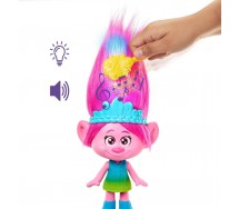 TROLLS Doll POPPY RAINBOW HAIRTUNES With MUSICAL HAIRS Original MATTEL HTP28